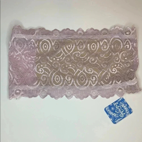 Free People Purple Combo Lace Bandeau Bra - Picture 3 of 6